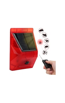 Pm-26957 Sesli Hayvan Kovucu Alarm Uzaktan Kumandalı Solar Panelli Pm-26957 Sesli Hayvan Kovucu Alarm Uzaktan Kumandalı Solar Panelli