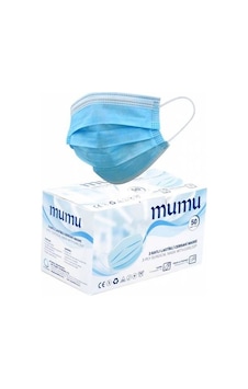 Mumu Cerrahi Maske Meltblown Filtreli 3 Katlı 50 Adet
