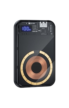 Dexim S5 10.000mah, Şeffaf Magsafe Dijital Göstergeli Pb Renk Dexim S5 10.000mah, Şeffaf Magsafe Dijital Göstergeli Pb Renk
