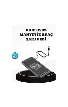 15w Manyetik Kablosuz Şarj Pedi Araç Masa Kullanımına Uygun Qi Şarj Cihazı - Lisinya 15w Manyetik Kablosuz Şarj Pedi Araç Masa Kullanımına Uygun Qi Şarj Cihazı - Lisinya