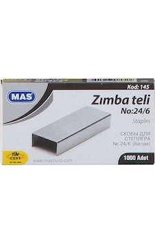 Mas Zımba Teli No: 24/6 Beyaz 145 Mas Zımba Teli No: 24/6 Beyaz 145