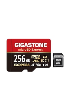 Gıgastone 256 Gb Microsd Express + Sd Adaptör, 880/650 Mb/s'ye Kadar, Microsdxc Express Hafıza Kartı Sd 7.1, Nintendo Switch 2 İle Uyumlu, Profesyonel Kamera, A1 V30 U3 Uhs-ı Gıgastone 256 Gb Microsd Express + Sd Adaptör, 880/650 Mb/s'ye Kadar, Microsdxc Express Hafıza Kartı Sd 7.1, Nintendo Switch 2 İle Uyumlu, Profesyonel Kamera, A1 V30 U3 Uhs-ı