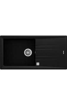 Teka Stone 60 L-Tg Metalik Siyah Granit Eviye Teka Stone 60 L-Tg Metalik Siyah Granit Eviye