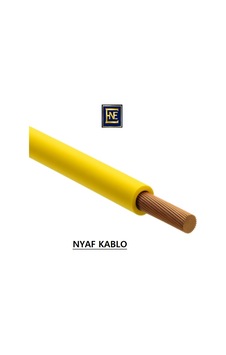 Enfe Elektrik 0,34 Mm² Nyaf Kablo - Çok Telli Esnek Bakır Tesisat Kablosu 5 Metre Rulo Sarı Enfe Elektrik 0,34 Mm² Nyaf Kablo - Çok Telli Esnek Bakır Tesisat Kablosu 5 Metre Rulo Sarı