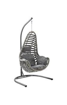 Capri Swing Milas Tekli Rattan Bahçe Salıncağı Balkon Salıncağı Gri Capri Swing Milas Tekli Rattan Bahçe Salıncağı Balkon Salıncağı Gri
