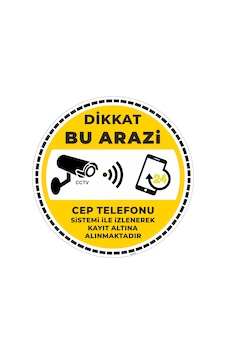 Dikkat Bu Arazi Cep Telefonu Sistemi İle İzlenerek Kayıt Altına Alınmaktadır V4 Dikkat Bu Arazi Cep Telefonu Sistemi İle İzlenerek Kayıt Altına Alınmaktadır V4