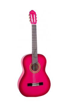 Valencia Vc103tpks Klasik Gitar Sap Çelikli 3/4 Pembe Sunburst Valencia Vc103tpks Klasik Gitar Sap Çelikli 3/4 Pembe Sunburst