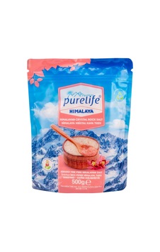 5 Adet Purelife İyotlu İnce Pembe Himalaya Tuzu 500 G