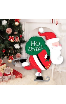 Yılbaşı Folyo Balon -buz Pateni Noel Baba Yılbaşı Folyo Balon -buz Pateni Noel Baba