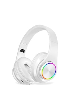 Kablosuz 7 Renkli Işıklı Katlanabilir Kulaklık B39 Subwoofer Bluetooth Kulaklık