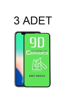 (3 Adet)Apple Uyumlu iPhone 7/8 Plus Siyah Ekran Koruyucu Seramik Nano Değer 1-Değer 2 (3 Adet)Apple Uyumlu iPhone 7/8 Plus Siyah Ekran Koruyucu Seramik Nano Değer 1-Değer 2