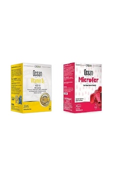 Ocean D3 Vitamini 400 IU 20ml + Ocean Microfer Damla 30ml Ocean D3 Vitamini 400 IU 20ml + Ocean Microfer Damla 30ml