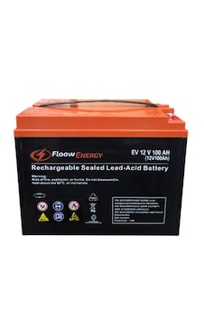 Floow Energy 12v 100ah Akü Elektrikli Bisiklet Elektrikli Araç Aküsü 2026 Üretim
