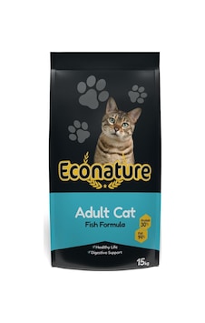 Econature Fish Formula Balıklı Yetişkin Kedi Maması 15 KG