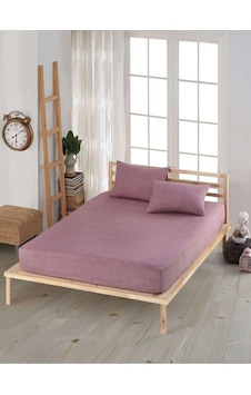 Lionas Lastiksiz Çift Kişilik Çarşaf Takımı 220x240 Çarşaf + 2 Yastık Kılıfı Gül Kurusu Lionas Lastiksiz Çift Kişilik Çarşaf Takımı 220x240 Çarşaf + 2 Yastık Kılıfı Gül Kurusu