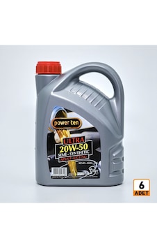 Power Ten 20W50 Motor Yağı 3 Litre 6 Adet 1 Koli Power Ten 20W50 Motor Yağı 3 Litre 6 Adet 1 Koli