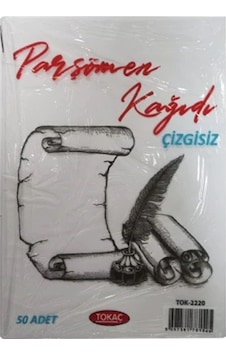 Parşömen Kağıdı A4 Çizgisiz Kağıt 50li Parşömen Kağıdı A4 Çizgisiz Kağıt 50li