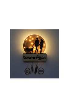 Led Işıklı Pleksi Dolunay Kişiselleştirilebilir Biblo Silvia Köpek Gezdiren Çift Anahtar Askılığı Sarı - 737336706 Led Işıklı Pleksi Dolunay Kişiselleştirilebilir Biblo Silvia Köpek Gezdiren Çift Anahtar Askılığı Sarı - 737336706
