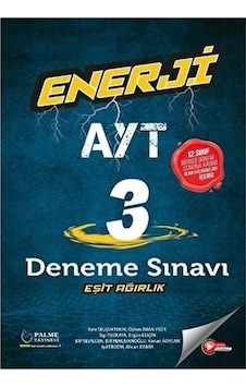 Palme Yayıncılık Enerji Ayt Eşit Ağırlık 3 Deneme Sınavı Palme Yayıncılık Enerji Ayt Eşit Ağırlık 3 Deneme Sınavı