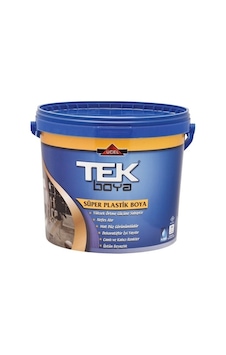 Tek Süper Plastik Boya Bayrak Kırmızı 3.5 KG Tek Süper Plastik Boya Bayrak Kırmızı 3.5 KG