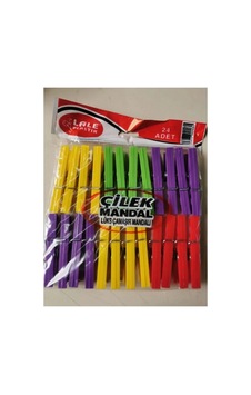 Jenerik 24 Plastik Çilek Mandal Royaleks-l003 Çok Renkli Jenerik 24 Plastik Çilek Mandal Royaleks-l003 Çok Renkli