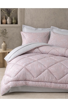 Cotton Box Saten Çift Kişilik Uyku Seti Hollis Gri Cotton Box Saten Çift Kişilik Uyku Seti Hollis Gri