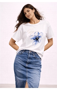 Fashion Friends Bayan T Shirt 26y0237k1 Beyaz Fashion Friends Bayan T Shirt 26y0237k1 Beyaz