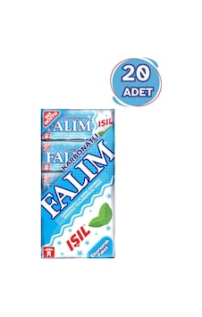 Falım Işıl Karbonat ve Nane Aromalı Şekersiz Sakız 5 x 20'li Falım Işıl Karbonat ve Nane Aromalı Şekersiz Sakız 5 x 20'li