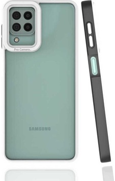 Galaxy A22 4g Kılıf Zore Mima Kapak Siyah