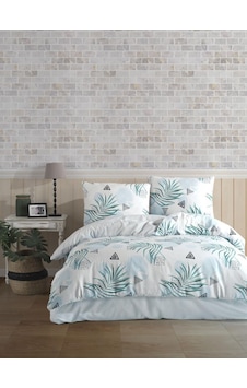 Palm Çift Kişilik Nevresim Takımı Yeşil Palm Çift Kişilik Nevresim Takımı Yeşil