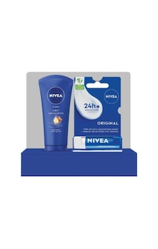 Nivea Yoğun Nemlendirici El Kremi 75 ML + 24H Nemlendirici Dudak Bakım Kremi Nivea Yoğun Nemlendirici El Kremi 75 ML + 24H Nemlendirici Dudak Bakım Kremi