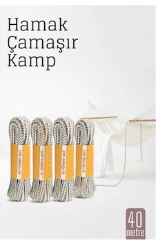 Hamak İpi - Çok Amaçlı Kalın İp - Çamaşır İpi 40 Metre 718591 40 x 19