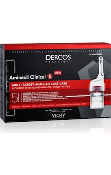 Vichy Dercos Aminexil Clinical 5 Erkekler için Saç Dökülmesine Karşı Serum 21 x 6 ML