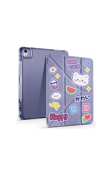 İpad Air 11inç M4 / M3 / M2 Air 4. / 5.nesil 10.9inç Uyumlu Kalem Bölmeli Kawaii Origami Standlı Uyuku Modlu Tablet Kılıfı Arka Kapak İpad Air 11inç M4 / M3 / M2 Air 4. / 5.nesil 10.9inç Uyumlu Kalem Bölmeli Kawaii Origami Standlı Uyuku Modlu Tablet Kılıfı Arka Kapak