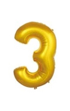 3 Rakam Folyo Balon Altın
