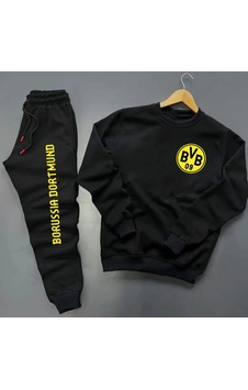 Pisa Art Dortmund Eşofman Takımı Rsatk042 Siyah Pisa Art Dortmund Eşofman Takımı Rsatk042 Siyah