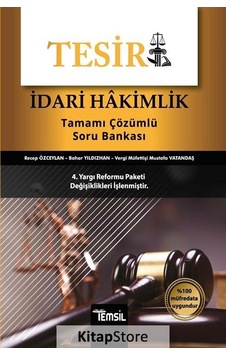 Tesir İdari Hakimlik - Tamamı Çözümlü Soru Bankası - Bahar Yıldızhan - Temsil Kitap
