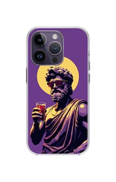İphone 14 Pro Max Uyumlu Olimpos'tan Bir Yudum Mutluluk Baskılı Silikon Kılıf Renkli İphone 14 Pro Max Uyumlu Olimpos'tan Bir Yudum Mutluluk Baskılı Silikon Kılıf Renkli