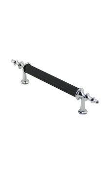 10 Adet Krom - Siyah Boru Kulp 9.6cm 5047 Diğer 10 Adet Krom - Siyah Boru Kulp 9.6cm 5047 Diğer