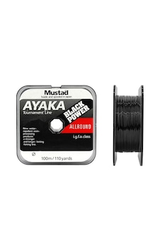 Mustad Ayaka Black Power Allround 0,80Mm 100Mt Mustad Ayaka Black Power Allround 0,80Mm 100Mt