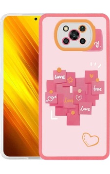 Xiaomi Poco X3 Kılıf Zore M-fit Desenli Kapak Love Story No2 Xiaomi Poco X3 Kılıf Zore M-fit Desenli Kapak Love Story No2