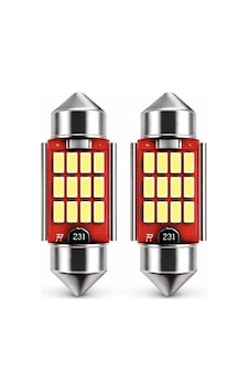 39mm C5w Sofit Led Ampul - Beyaz Plaka Ve Tavan Lambası - Canbus Arıza Lambası Yakmaz 2 Adet 39mm C5w Sofit Led Ampul - Beyaz Plaka Ve Tavan Lambası - Canbus Arıza Lambası Yakmaz 2 Adet