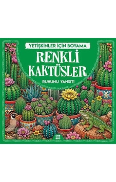 Renkli Kaktüsler / Yetişkinler İçin Boyama Renkli Kaktüsler / Yetişkinler İçin Boyama