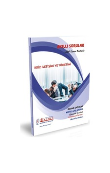 İlkumut Yayınları - Kriz İletişimi Ve Yönetimi - Konu Anlatımlı - Çözümlü Sorular İlkumut Yayınları - Kriz İletişimi Ve Yönetimi - Konu Anlatımlı - Çözümlü Sorular