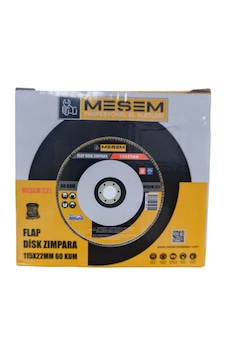 Meşem 10'lu Flap Disk Zımpara 115 X 22 Mm 60 Kum
