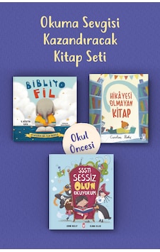 Okuma Sevgisi Kazandıracak Okul Öncesi Kitap Seti 3 Kitap Okuma Sevgisi Kazandıracak Okul Öncesi Kitap Seti 3 Kitap