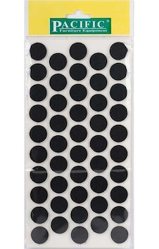 Pacific Yapışkanlı Yuvarlak Keçe. 20 Mm. Siyah Pacific Yapışkanlı Yuvarlak Keçe. 20 Mm. Siyah