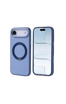 Apple Uyumlu iPhone 17 Air Kılıf M-safe Şarj Özellikli Standlı Zore Proton Silikon Kapak Lacivert Apple Uyumlu iPhone 17 Air Kılıf M-safe Şarj Özellikli Standlı Zore Proton Silikon Kapak Lacivert