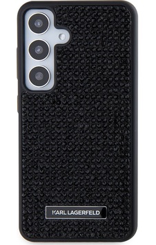 Galaxy S24 Uyumlu Kılıf Karl Lagerfeld Taşlı Metal Logo Lisanslı Kapak Siyah Galaxy S24 Uyumlu Kılıf Karl Lagerfeld Taşlı Metal Logo Lisanslı Kapak Siyah