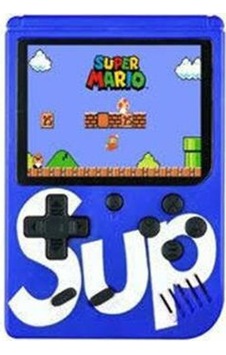 Sup Taşınabilir Video Oyun Konsolu 3" Mavi 400 Oyunlu Mini Atari